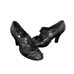 vintage worhtington brown snake skin Women's Heels